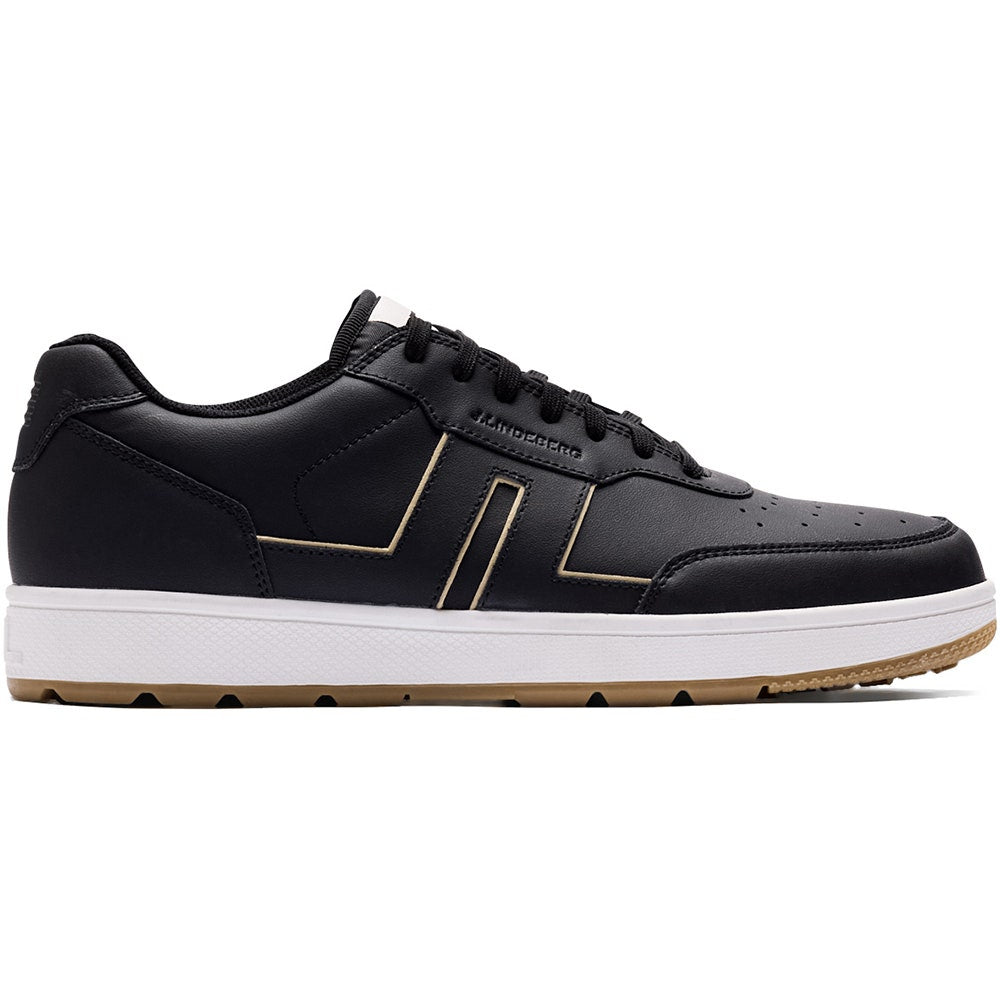 J.Lindeberg Golf Shoes - Ace Low-Top Spikeless - Black AW26