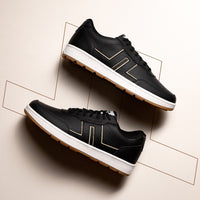 J.Lindeberg Golf Shoes - Ace Low-Top Spikeless - Black AW26