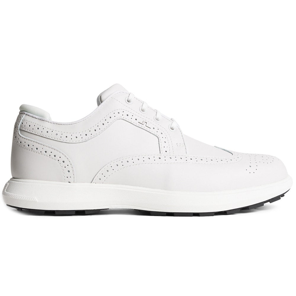 J.Lindeberg Golf Shoes - Fairway Brogue - White SS25