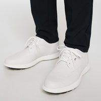 J.Lindeberg Golf Shoes - Fairway Brogue - White SS25