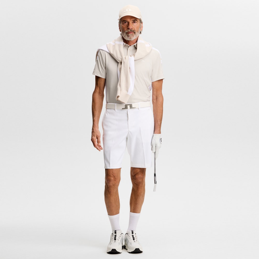 J.Lindeberg Golf Shorts - Eloy 10" - White AW26