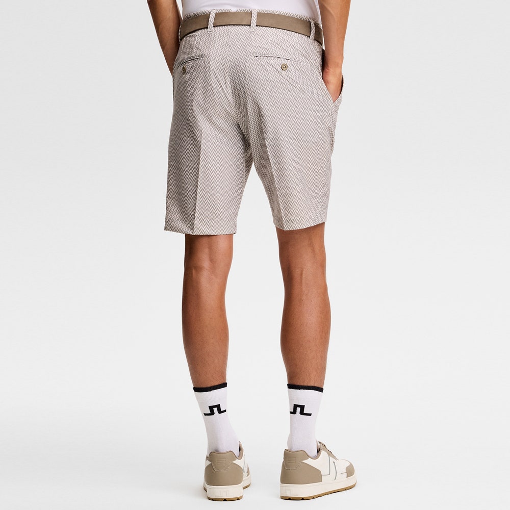 J.Lindeberg Golf Shorts - Eloy Print 10" - BS Brindle SS26
