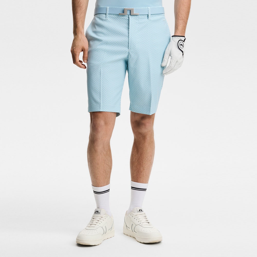 J.Lindeberg Golf Shorts - Eloy Print 10" - BS Skylight SS26