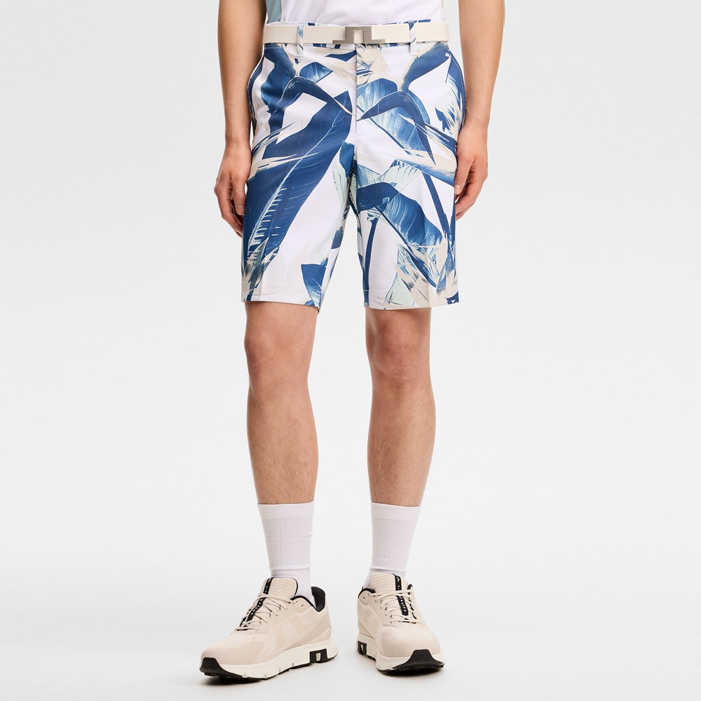 J.Lindeberg Golf Shorts - Eloy Print 10" - Paradise Skylight SS26