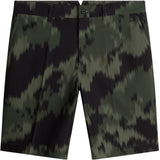 J.Lindeberg Golf Shorts - Eloy Print - Warp Forest AW25
