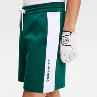 J.Lindeberg Golf Shorts - Gusta M Tour 26 Sweat - Forest Biome SS26