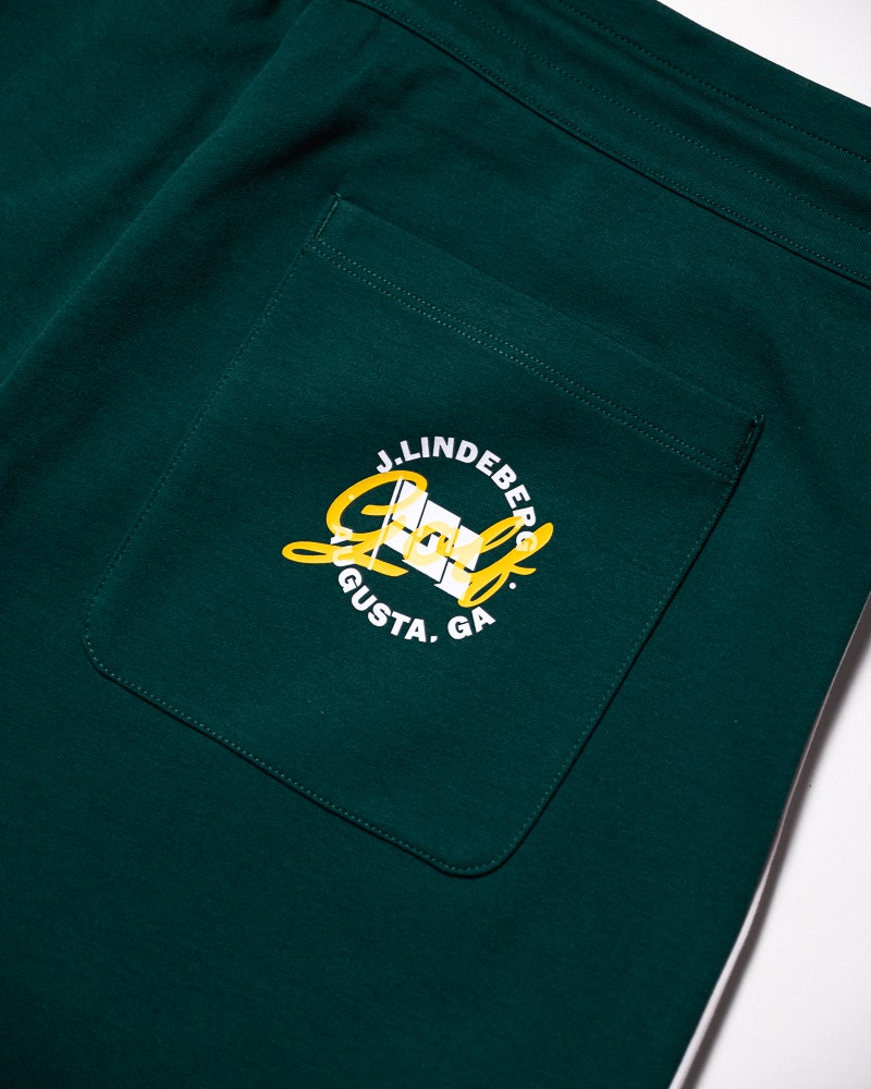 J.Lindeberg Golf Shorts - Gusta M Tour 26 Sweat - Forest Biome SS26