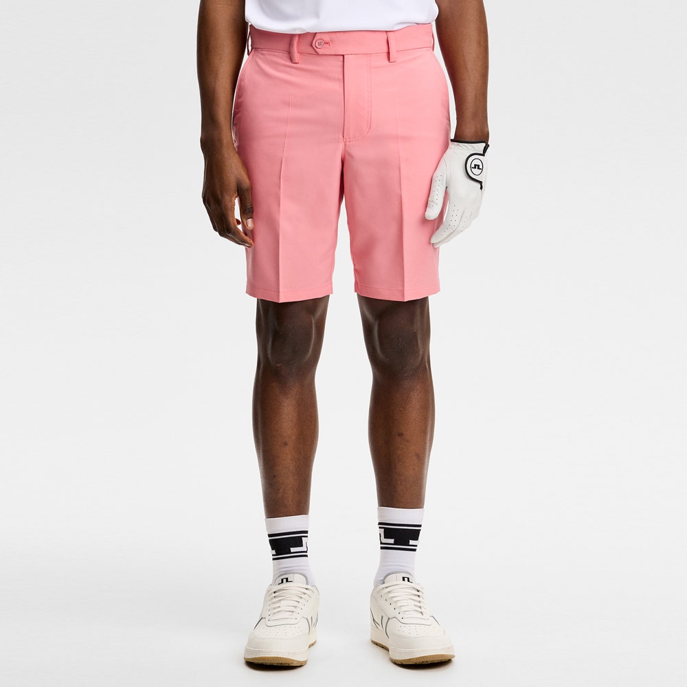 J.Lindeberg Golf Shorts - Mitch 9" - Flamingo Plume SS26