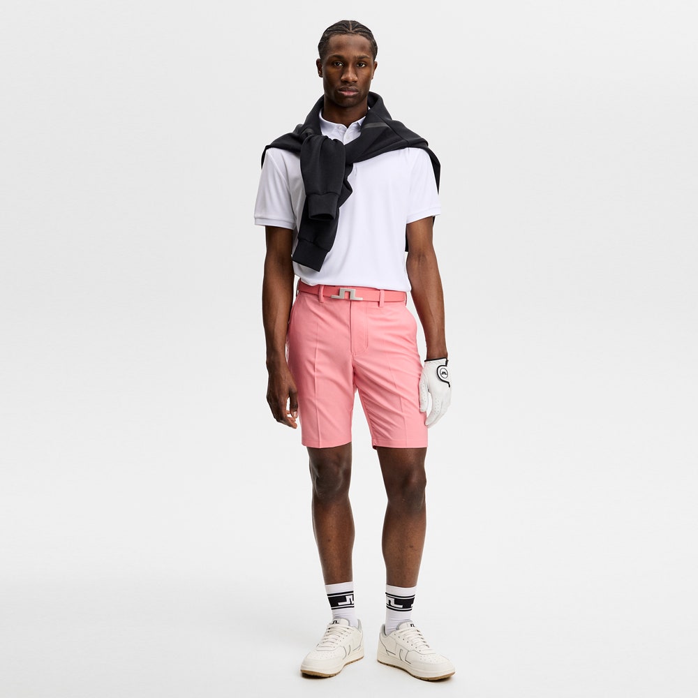 J.Lindeberg Golf Shorts - Mitch 9" - Flamingo Plume SS26
