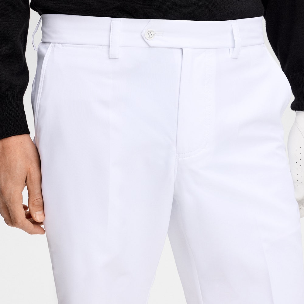 J.Lindeberg Golf Shorts - Mitch 9" - White SS26