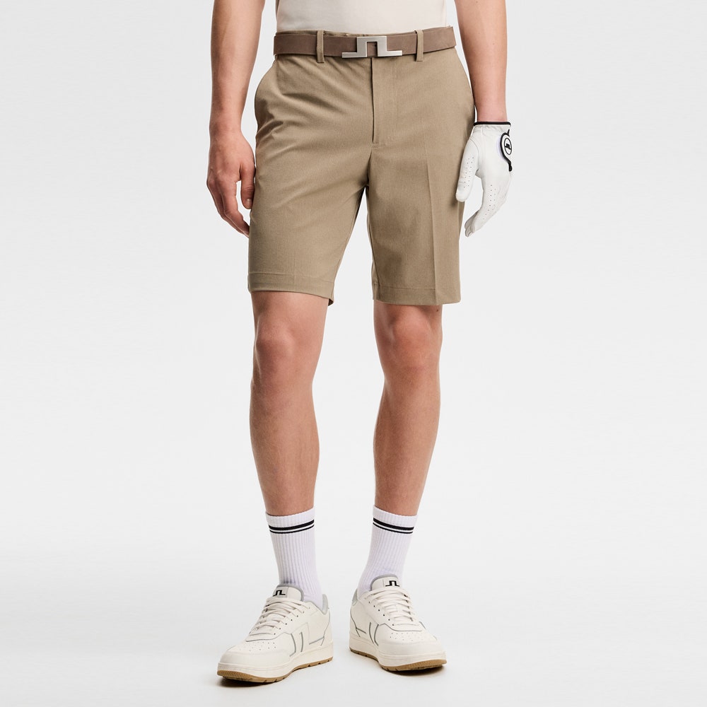 J.Lindeberg Golf Shorts - Vent 9" - Brindle SS26