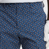 J.Lindeberg Golf Shorts - Vent Print 9" - LE Navy SH26