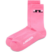 J.Lindeberg Golf Socks - 30Y Kameron Crew Length - Azalea Pink SH26