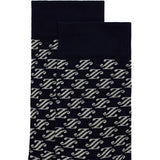 J.Lindeberg Golf Socks - Haugton Jacquard Crew - JL Navy AW26