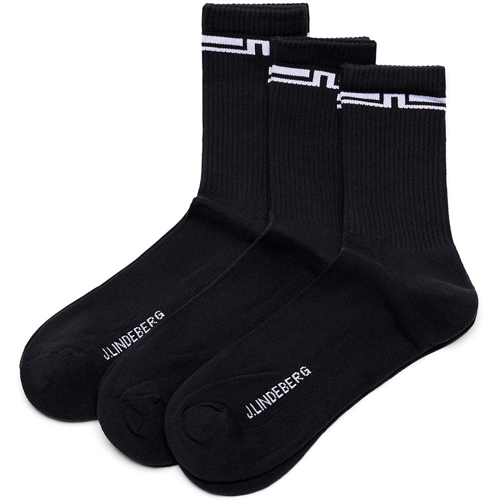 J. Golf Socks Johnson Crew Length 3 Pack SS26