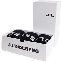 J.Lindeberg Golf Socks - Miles Après Golf - 3 Pack Black PS26