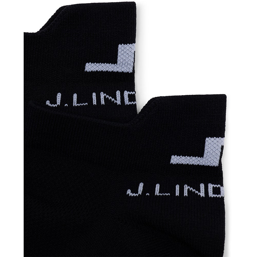 J.Lindeberg Golf Socks - Spin Ankle Length - Black AW26