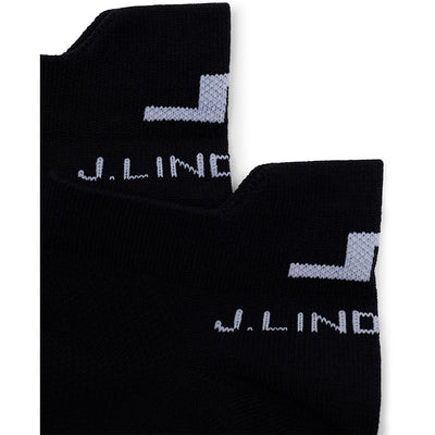 J.Lindeberg Golf Socks - Spin Ankle Length - Black AW26