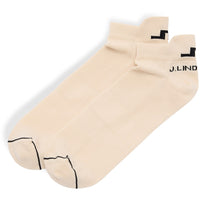 J.Lindeberg Golf Socks - Spin Ankle Length - Moonbeam AW26
