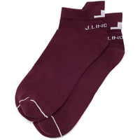 J.Lindeberg Golf Socks - Spin Ankle Length - Winetasting AW26