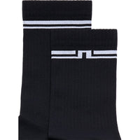 J.Lindeberg Golf Socks - Stratton Crew - Black AW26