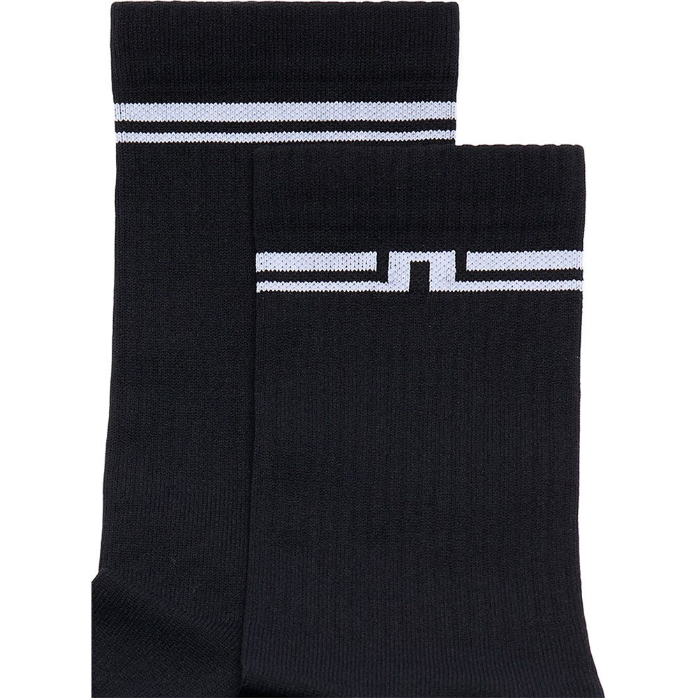 J.Lindeberg Golf Socks - Stratton Crew - Black AW26