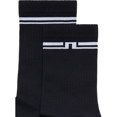 J.Lindeberg Golf Socks - Stratton Crew - Black AW26
