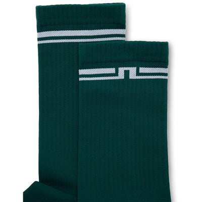 J.Lindeberg Golf Socks - Stratton Crew - Forest Biome AW26