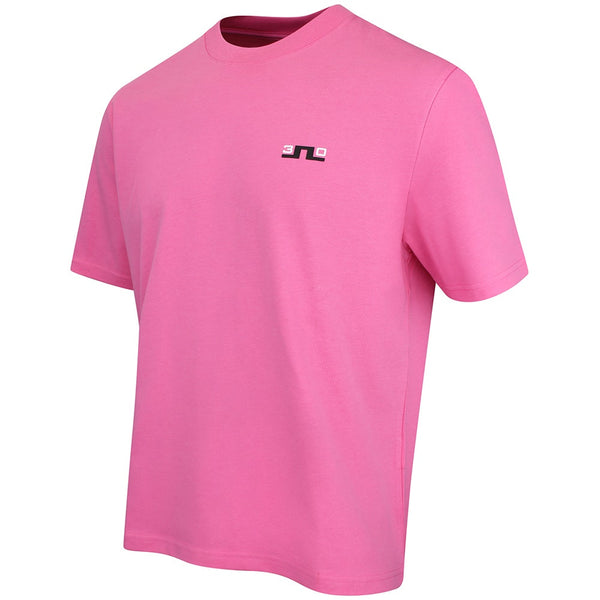 J.Lindeberg Golf T-Shirt - 30Y Hale Tee - Azalea Pink SH26