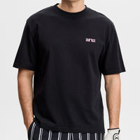 J.Lindeberg Golf T-Shirt - 30Y Hale Tee - Black SH26