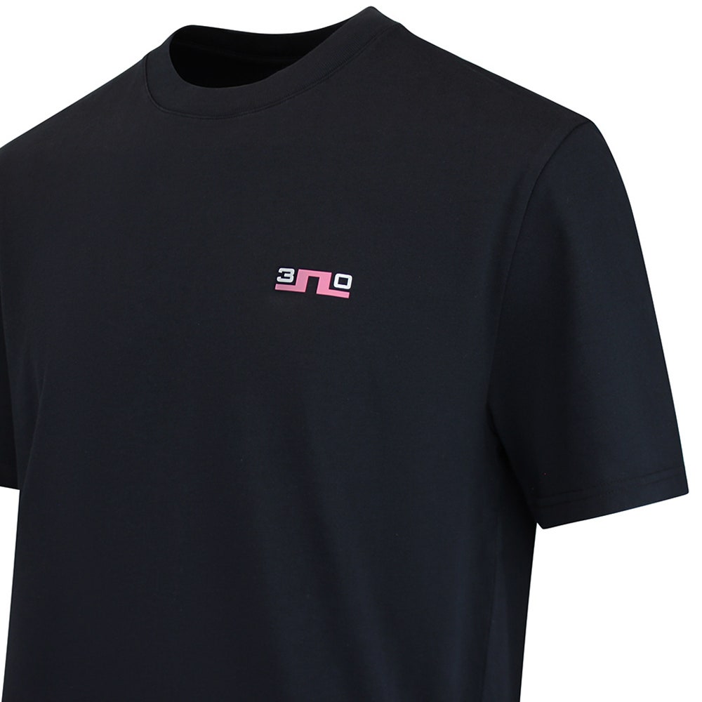J.Lindeberg Golf T-Shirt - 30Y Hale Tee - Black SH26