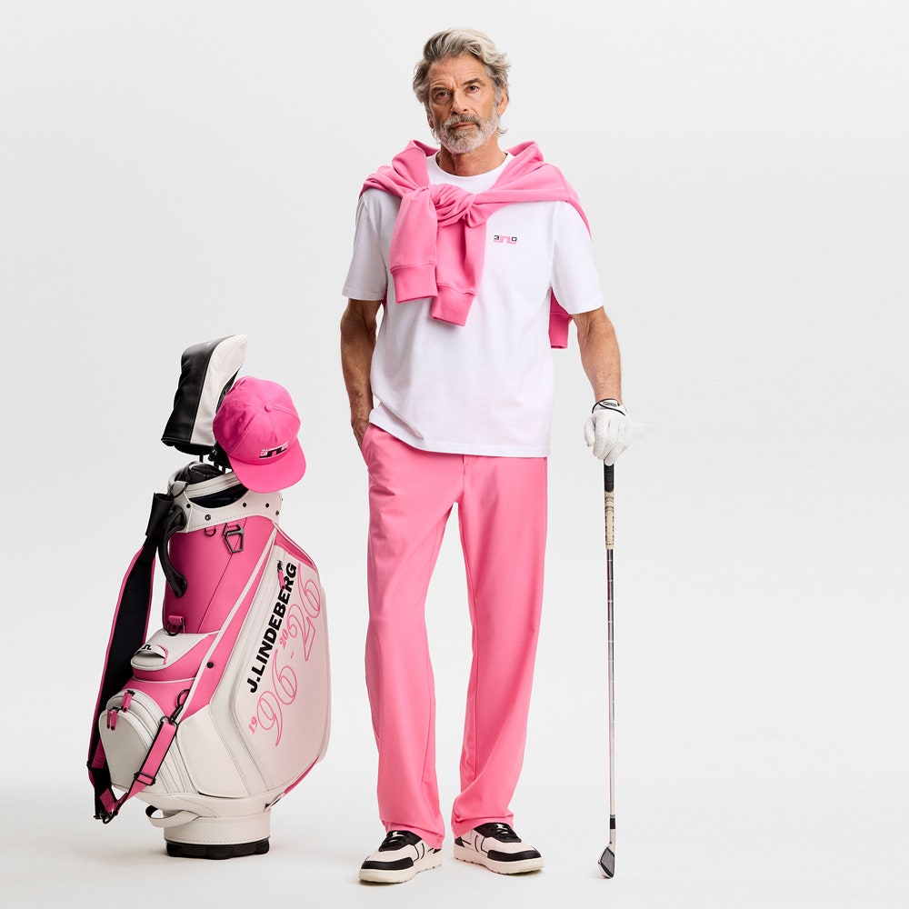 J.Lindeberg Golf T-Shirt - 30Y Hale Tee - White SH26