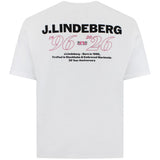 J.Lindeberg Golf T-Shirt - 30Y Hale Tee - White SH26