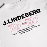 J.Lindeberg Golf T-Shirt - 30Y Hale Tee - White SH26