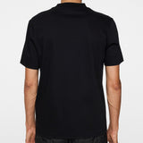 J.Lindeberg Golf T-Shirt - Ace Mock Neck Tee - Black AW25