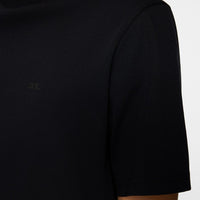 J.Lindeberg Golf T-Shirt - Ace Mock Neck Tee - Black AW25