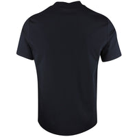 J.Lindeberg Golf T-Shirt - Ace Mock Neck Tee - Black AW25