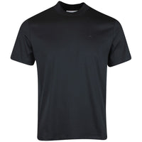 J.Lindeberg Golf T-Shirt - Ace Mock Neck Tee - Black SS26