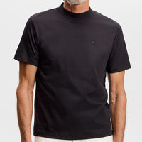 J.Lindeberg Golf T-Shirt - Ace Mock Neck Tee - Black SS26