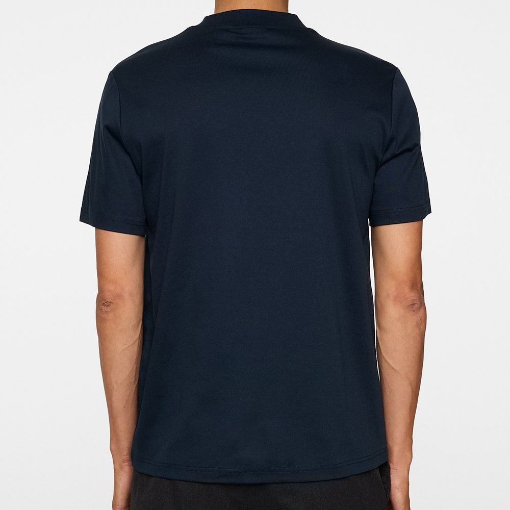 J.Lindeberg Golf T-Shirt - Ace Mock Neck Tee - JL Navy AW25