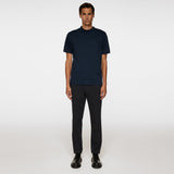 J.Lindeberg Golf T-Shirt - Ace Mock Neck Tee - JL Navy AW25