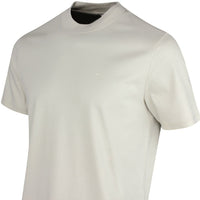 J.Lindeberg Golf T-Shirt - Ace Mock Neck Tee - Moonbeam SS26