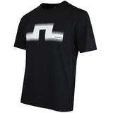 J.Lindeberg Golf T-Shirt - Alpha Graphic Tee - Black SS26