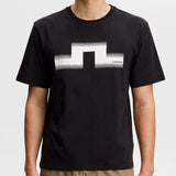 J.Lindeberg Golf T-Shirt - Alpha Graphic Tee - Black SS26