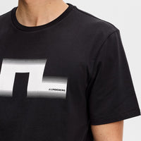 J.Lindeberg Golf T-Shirt - Alpha Graphic Tee - Black SS26