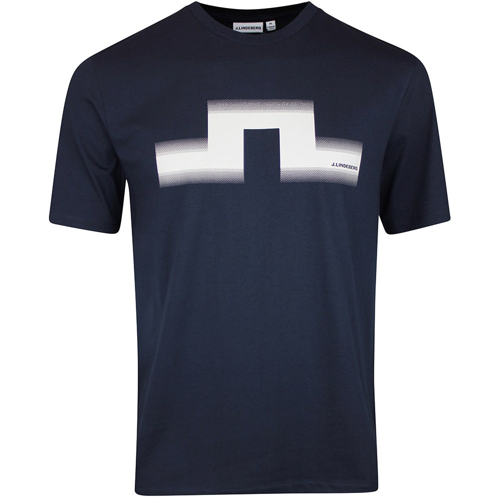 J.Lindeberg Golf T-Shirt - Alpha Graphic Tee - JL Navy SS26