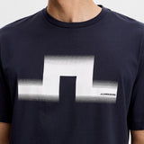 J.Lindeberg Golf T-Shirt - Alpha Graphic Tee - JL Navy SS26