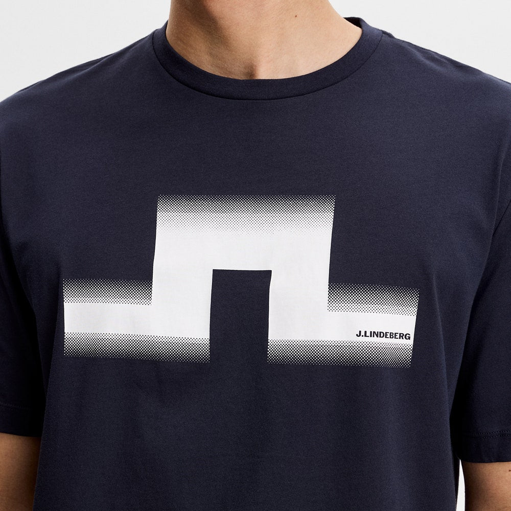 J.Lindeberg Golf T-Shirt - Alpha Graphic Tee - JL Navy SS26