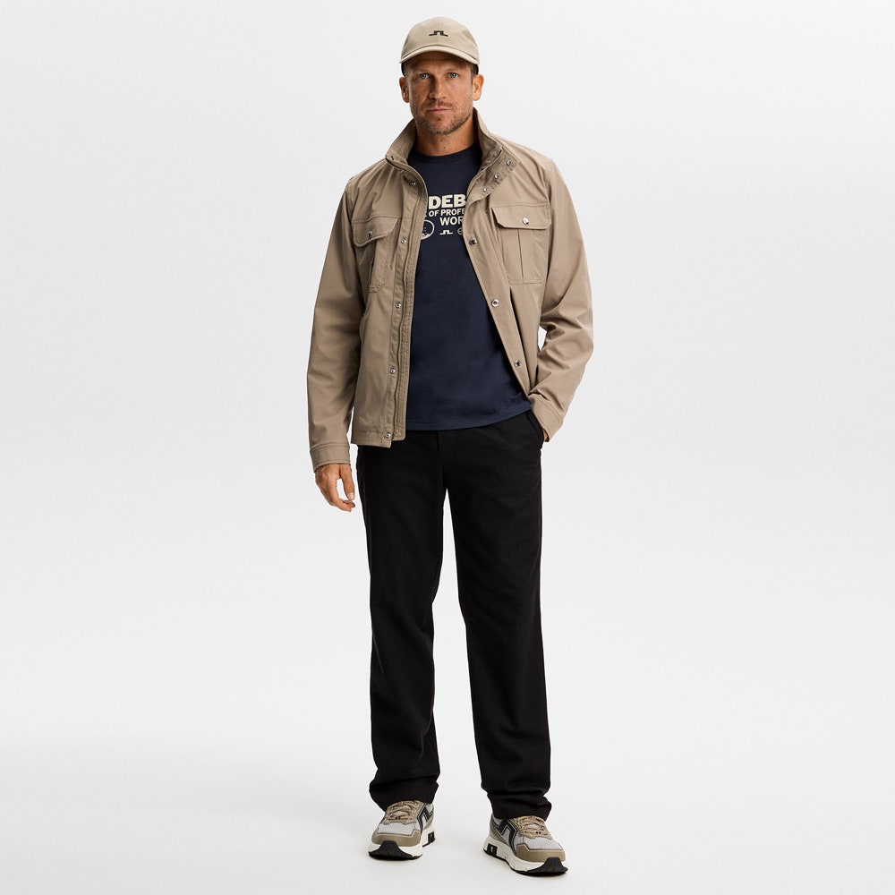J.Lindeberg Golf T-Shirt - Alpha Pro Graphic Tee - JL Navy AW26
