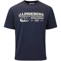 J.Lindeberg Golf T-Shirt - Alpha Pro Graphic Tee - JL Navy AW26